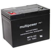 Multipower MP75-12C loodaccu 12V