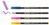 EDDING Brushpen 1340 4-1340-4-3 Glitzer E-4 Modern 4 Stück