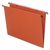 Esselte Orgarex Suspension File Card Foolscap 15mm V Base Orange 10402 (Pack 50)