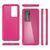 NALIA Handy Hülle für Huawei P40 Pro, Slim Case Silikon Schutzhülle Cover Bumper Pink
