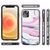 NALIA Tempered Glass Cover compatible with iPhone 12 Pro Max Case, Marble Design Pattern 9H Hardcase & Silicone Bumper, Slim Protective Shockproof Mobile Skin Phone Protector Pi...