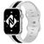 NALIA A Righe Silicone Cinturino Smart Watch compatible con Apple Watch Bracciale Ultra/SE Series 8/7/6/5/4/3/2/1, 38mm 40mm 41mm, per iWatch Orologio per Donna e Uomo Bianco nero