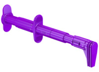 Flachmessabgreifer, violett, max. 25 mm, L 152 mm, CAT III, Buchse 4 mm, 66.9829