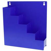 Quadrios 23CA254 Kábelkötegelő rendszerező doboz fali tartó kék 5 rekeszes (H x Sz x Ma) 30 x 8 x 32 cm