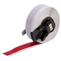 Red Vinyl Tape for M611 & BMP61 12.70 mm X 15.24 m M61C-500-595-RD, Red, Self-adhesive printer label, Continuous label, Vinyl,Printer Labels