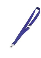 Textile Badge Necklace/Lanyard 20 With Safety Release Dark Blue