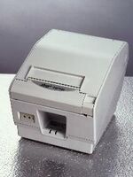 TSP743II-24, ETHERNET, WHITE Cutter, incl.: Power Supply Label Printers