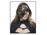 demi masque steampunk bronze adulte