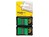 Post-it® Index Standaard Duopack 25,4 x 43,2 mm, groen (pak 2 stuks)
