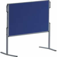 Moderationstafel Klappbar Pro 120x150cm Filz blau