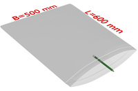 PE-Druckverschlussbeutel, 500 x 600 mm, 50 µ, transparent