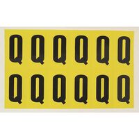 Self-adhesive numbers and letters - Letter Q