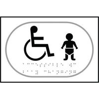 Disabled baby change graphic sign