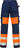 High Vis Hose Damen Kl. 1 2139 PLU Warnschutz-orange/marine - Rückansicht