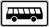Verkehrszeichen VZ 1010-57 Kraftomnibus, 231 x 420, 2mm flach, RA 2