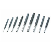 Priory PRI135S9 135-S9 Parrallel Pin Punches in Wallet Set 9 Piece