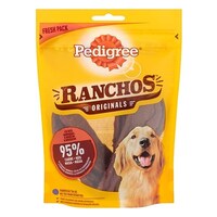 Állateledel jutalomfalat PEDIGREE Ranchos kutyáknak marha 70g