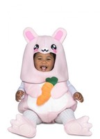 Disfraz de Conejito rosa para bebé 0-6M