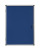 Bi-Office Enclore Blue Felt Lockable Notice Board 15xA4 1160x980mm frontal view