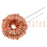 Inductor: wire; THT; 220uH; 110mΩ; 5A