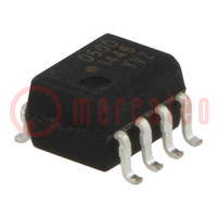 Optocoupler; SMD; Ch: 1; OUT: transistor; 3.75kV; CTR@If: 7-50%@16mA