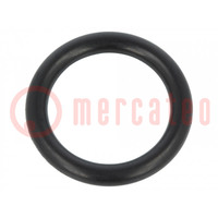 Guarnizione O-ring; caucciù NBR; Thk: 3,5mm; Øint: 19mm; nero