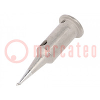 Tip; hoof; 1mm; for soldering iron; JBC-SG1070