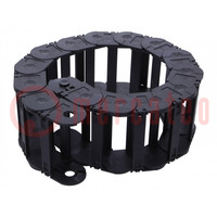 Cable chain; 3500; Bend.rad: 125mm; L: 1005mm; Int.height: 45mm