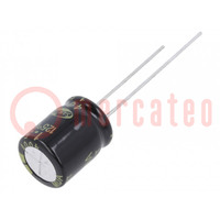 Capacitor: electrolytic; THT; 1.5uF; 400VDC; Ø10x12.5mm; ±20%