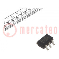 IC: digitaal; NOT; Ch: 2; CMOS; SMD; SC70-5; 0,8÷2,7VDC; -40÷85°C