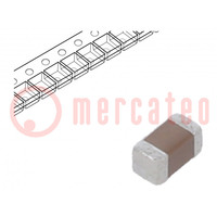 Kondensator: ceramiczny; MLCC; 1pF; 50V; C0G (NP0); ±0,25pF; SMD