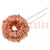 Inductor: wire; THT; 220uH; 110mΩ; 5A