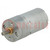 Motor: DC; with gearbox; HP; 12VDC; 5.6A; Shaft: D spring; 1030rpm