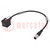 Kabel-adapter; DIN 43650 stekker,M12 mannelijk; PIN: 3; IP67