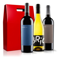 Mixed wine trio in red gift box