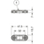 Skizze zu LAMP® Glasmontage-Adapter NSDX - 10, Zamak schwarz