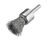 Osborn 2408509062 Cepillo pincel acero latonado de alambre ondulado con vástago de 6 mm y filamento de Ø 0.30 mm (10x45)