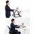 Ultracienki konwerter biurkowy podstawka biała Ergo Office ER-420