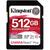 SD Card 512GB Kingston SDXC React+ 280R/150W Reader retail retail