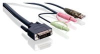 iogear G2L7D03UDTAA cable para video, teclado y ratón (kvm) Negro 3 m