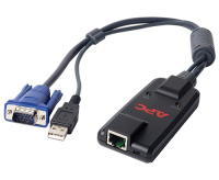 APC KVM-USB cavo per tastiera, video e mouse Nero