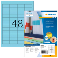 HERMA 4547 étiquette auto-collante Rectangle Bleu 4800 pièce(s)
