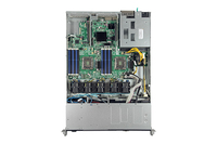 Intel R1304BB4DC server barebone Intel® C602 LGA 1356 (Socket B2) Rack (1U) Aluminium, Black