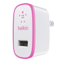 Belkin F8J052VFPNK mobiltelefon töltő Mobiltelefon, Táblagép Rózsaszín, Fehér AC Beltéri