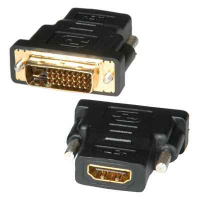 ITB HDMI - DVI-D F/M Fekete
