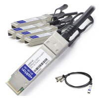 AddOn Networks 2m QSFP+ - 4xSFP+ InfiniBand/fibre optic cable QSFP+ 4xSFP+ Black