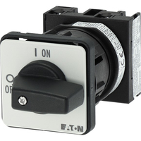 Eaton T0-1-102/EZ interruptor eléctrico Interruptor de palanca acodillada 2P Negro, Blanco