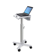 Ergotron StyleView Laptop Cart, SV10 Aluminium, White Multimedia cart