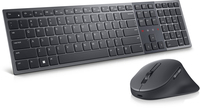 DELL KM900 Tastatur Maus enthalten RF Wireless + Bluetooth AZERTY Französisch Graphit