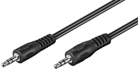 PremiumCord Jack 3.5mm M/M 3m Audio-Kabel Schwarz